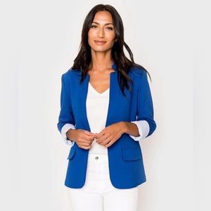 Gibson Notch Collar Blazer - Blue - Size XL - Like New